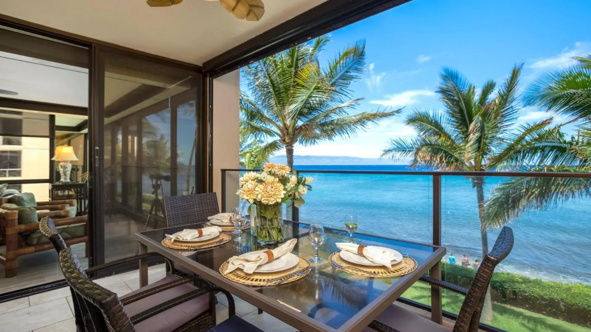 Kbm Resorts Free Car Mahana Mah-301 Gorgeous Ocean Front Kaanapali