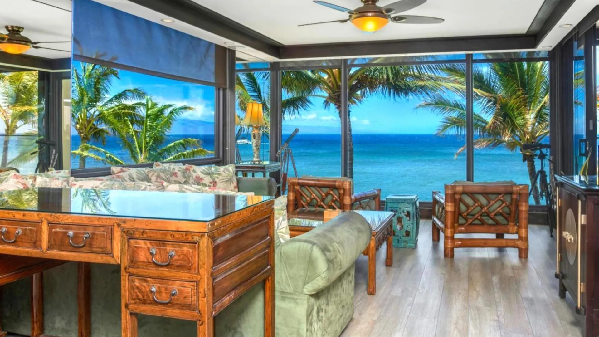 Kbm Resorts Free Car Mahana Oceanfront Gorgeous 2-Bedroom Condo Mah-301 アパート カアナパリ